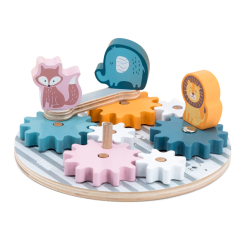 Развивающие игрушки - Игровой набор Viga Toys PolarB Шестеренки и животные (44006)