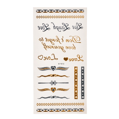 Косметика - Набор тату Lukky Fashion Сияющие надписи (T25625)