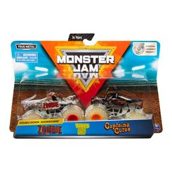 Автомодели - Набор машинок Monster Jam Зомби и Проклятие капитана 1:64 (6044943-2)
