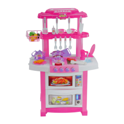 Детские кухни и бытовая техника - Игрушечный набор Shantou Jinxing Happy little chef розовый (758A/B/1)
