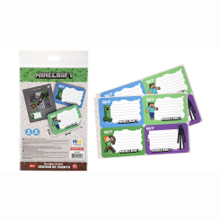 Канцтовари - Наліпки на зошити Yes Minecraft 8 шт (955504) Канцтовари - Наліпки на зошити Yes Minecraft 8 шт (955504)