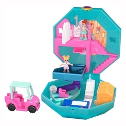Игрушечные наборы - Набор Polly Pocket Карманный мир Спа-салон сюрприз (FRY35/GDK81)
