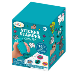 Товары для рисования - Штамп Let's craft Cutie pet с наклейками (SSP002)