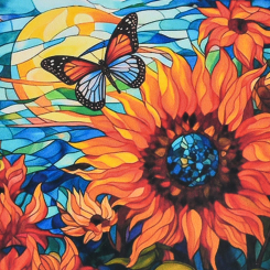 Мозаика - Алмазная картина Strateg Луч солнца 30 х 30 см (DEEX16284) Мозаика - Алмазная картина Strateg Луч солнца 30 х 30 см (DEEX16284)