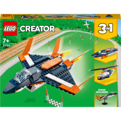 Конструктори LEGO - Конструктор LEGO Creator 3 v 1 Надзвуковий літак (31126)
