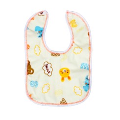 Товари для догляду - Слинявчик Lindo на кнопці жовтий (4890210309347)