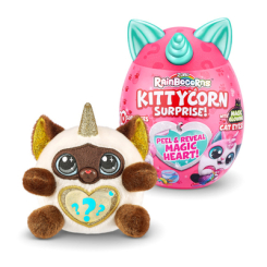 Мягкие животные - Мягкая игрушка Rainbocorn-A Kittycorn Simmie surprise (9259A)