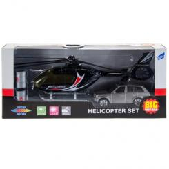 Транспорт і спецтехніка - Ігровий набір Вертоліт і машинка Big Motors (22990-81009-2)