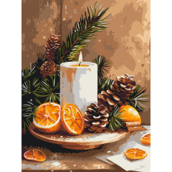 Товари для малювання - Картина за номерами Art Craft Апельсиновий затишок 30 х 40 см (12517-AC)