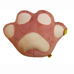 Подушки - М'яка іграшка MeriToys Лапка світло-коричнева з білим 40 см (2050000326660/3)