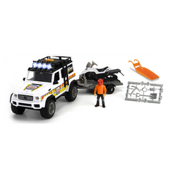 Транспорт і спецтехніка - Ігровий набір Dickie Toys Playlife Зимові рятувальники Позашляховик з ефектами (3837009)