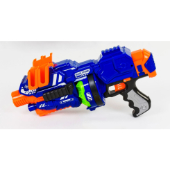 Стрілецька зброя - Пістолет-бластер Blaze Storm Zecong Toys м'які кульки (80318) Синій