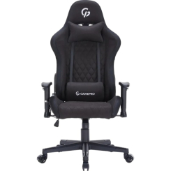 Меблі для геймерів - Ігрове крісло GamePro Size L Fabric Black (GC700FB RGB)