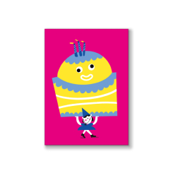 Аксесуари для свят - Листівка вітальна ДН торт (2300006254765) Аксесуари для свят - Листівка вітальна ДН торт (2300006254765)