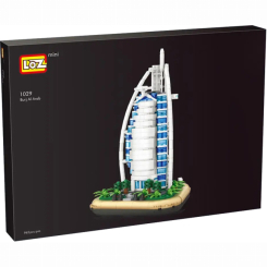 Блочные конструкторы - ​Конструктор LOZ mini Burj AI Arab 962 детали (1029)