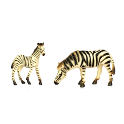 Фігурки тварин - Набір фігурок Kids Team Сафарі Зебра з дитинчам (Q9899-A23/2)