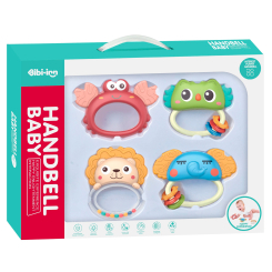 Брязкальця, прорізувачі - Набір прорізувачів-брязкалець Bibi-inn 4 шт (608-77)