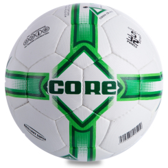 Спортивные активные игры - Мяч футбольный planeta-sport №5 PU CORE BRILIANT SUPER CR-010 Белый-зеленый