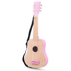 Музыкальные инструменты - Музыкальный инструмент New Classic Toys Гитара делюкс розовая (10302)