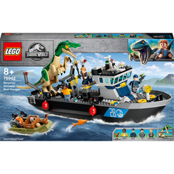 Конструкторы LEGO - Конструктор LEGO Jurassic World Побег динозавра бариониксана на лодке (76942)