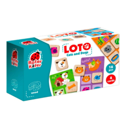 Настольные игры - Настольная игра Roter Kafer Лото Кошки и собаки (RW4011)