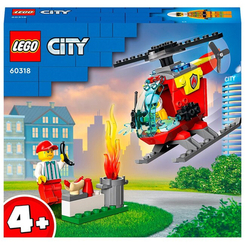Конструкторы LEGO - Конструктор LEGO City Пожарный вертолет (60318)