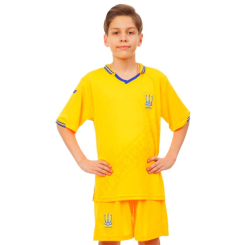 Костюми та маски - Форма футбольна дитяча SP-Sport УКРАЇНА 2019 CO-8173 XL зріст 155-165 Жовтий (CO-8173_XL-30,_рост_155-165)