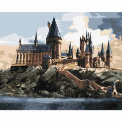 Товары для рисования - Картина по номерам Идейка Harry Potter Хогвартс днем ​​40 х 50 (KHO6432)