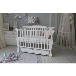 Детская мебель - Кровать детская Baby Comfort ЛД10 Белая (35317871)