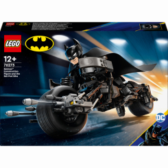 Конструкторы LEGO - Конструктор LEGO DC Super Heroes Фигурка Бэтмена для сборки и бэтцикл (76273)