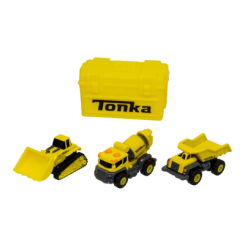 Транспорт и спецтехника - Набор микро машинок Tonka Строительная техника металлический (06056)