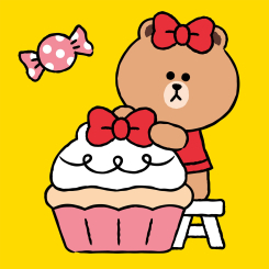 Товари для малювання - ​Картина за номерами Santi Лайн Френдс Чоко та солодкий мафін 25 х 25 см (955036)