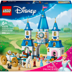 Конструкторы LEGO - Конструктор LEGO Disney Princess Замок Золушки и карета (43275)