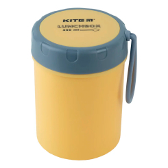 Ланч-бокси - Ланчбокс Kite Жовтий 450 мл (K23-187-1) Ланч-бокси - Ланчбокс Kite Жовтий 450 мл (K23-187-1)