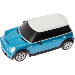 Радиоуправляемые модели - Автомодель Rastar Mini Cooper на радиоуправлении 1:24 голубая (454.00.66)