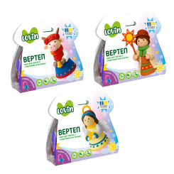 Набори для ліплення - ​Набір для ліплення з повітряним пластиліном Lovin Вертеп в асортименті (7000228)