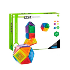 Магнітні конструктори - Магнітний конструктор Guidecraft PowerClix Solids (G9420)
