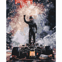 Товари для малювання - Картина за номерами Brushme Гран-прі мрії (BS54511)