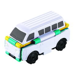 Автомодели - Машинка-трансформер Flip Cars Автобус и Микроавтобус 2 в 1 (EU463875-11)