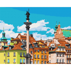 Товари для малювання - Картина за номерами Brushme Замкова площа. Варшава (BS53433)