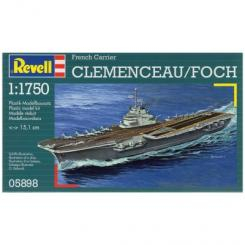Конструктори з унікальними деталями - Модель для збірки Корабель French aircraft carrier Clemenceau R98 Франція 1955-1957 Revell (5898)