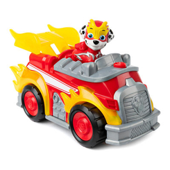 Колекційні автомоделі - Машинка-трансформер Paw patrol Мегацуценята з фігуркою Маршала й ефектами (SM16776/7271)