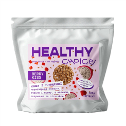 Сладости - Каша из плющеной чернозерной спельты и льна Healthy choice Berry kiss с малиной, клубникой и питахаей (4820237130846) Сладости - Каша из плющеной чернозерной спельты и льна Healthy choice Berry kiss с малиной, клубникой и питахаей (4820237130846)