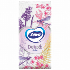 Антисептики и маски - Носовые платочки Zewa Deluxe Design 10 шт в ассортименте (7322540043716) Антисептики и маски - Носовые платочки Zewa Deluxe Design 10 шт в ассортименте (7322540043716)