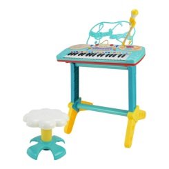 Музыкальные инструменты - Музыкальный инструмент Країна Іграшок Пианино с микрофоном и стулом зеленое (808-8/1) Музыкальные инструменты - Музыкальный инструмент Країна Іграшок Пианино с микрофоном и стулом зеленое (808-8/1)