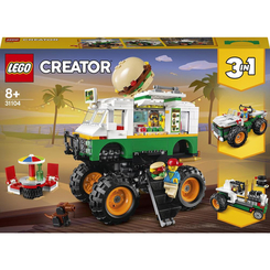 Конструкторы LEGO - Конструктор LEGO Creator Грузовик монстрбургер 3 в 1 (31104)