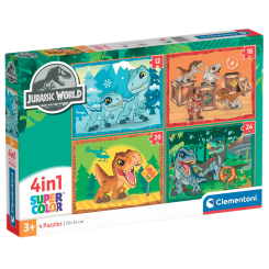 Пазли - Пазл Clementoni Jurassic World 4 в 1 (21521) Пазли - Пазл Clementoni Jurassic World 4 в 1 (21521)