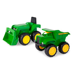 Машинки для малюків - Набір Tomy John Deere Міні Самоскид і трактор (42952V)