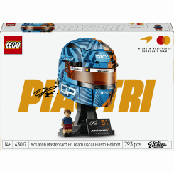 Конструкторы LEGO - Конструктор Lego Editions McLaren Mastercard F1 Team Oscar Piastri Helmet (43017)