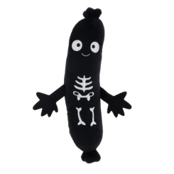 Персонажи мультфильмов - Мягкая игрушка Keel toys Keeleco Halloweenies Сосиска черная 17 см (EH3879/1)